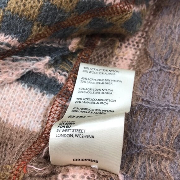 Free People December Skies Knit Poncho - Picture 7 of 8